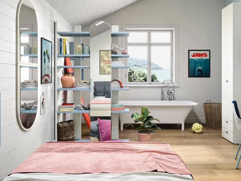 Libreria freestanding Surfy di Nidi