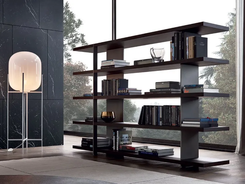 Libreria bifacciale Bristol di Poliform