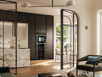 Unox Casa - Colonna con abbattitore multifunzione Fhiaba e forno Model 1S 
