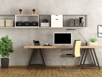 Esempio di home office ben organizzato 