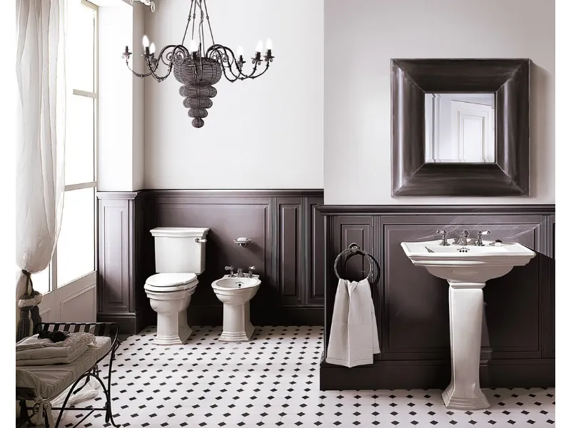 Accessori minimal retrò per il bagno devon & devon