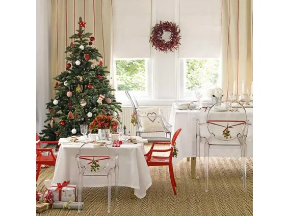 casa decorata per Natale