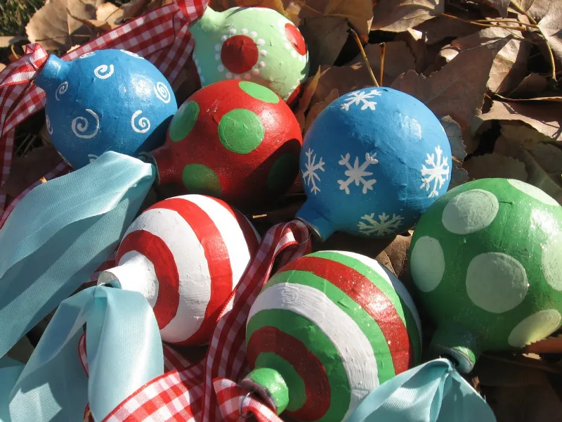 Palline con carta pesta