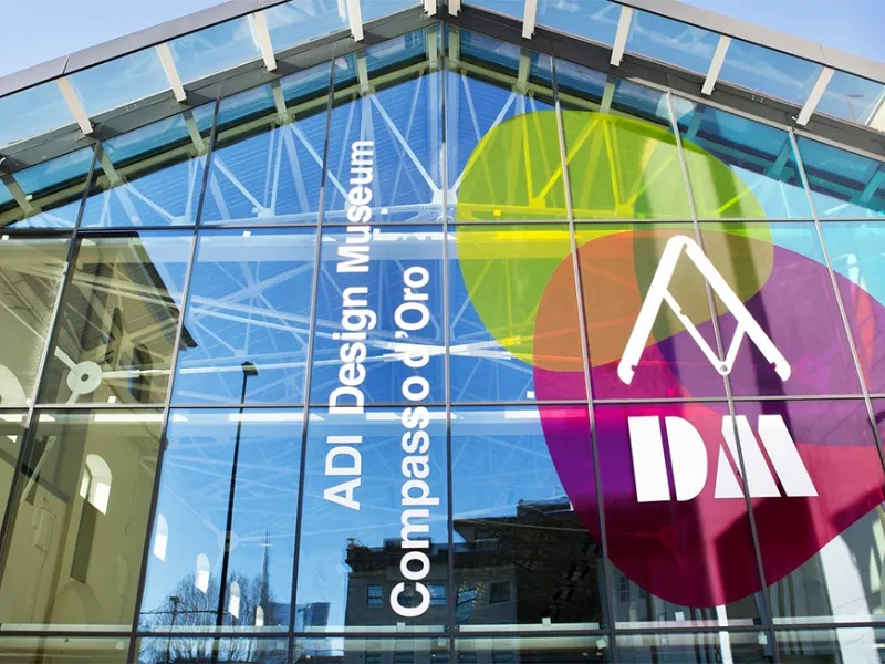 La facciata d’ingresso del nuovo ADI Design Museum
