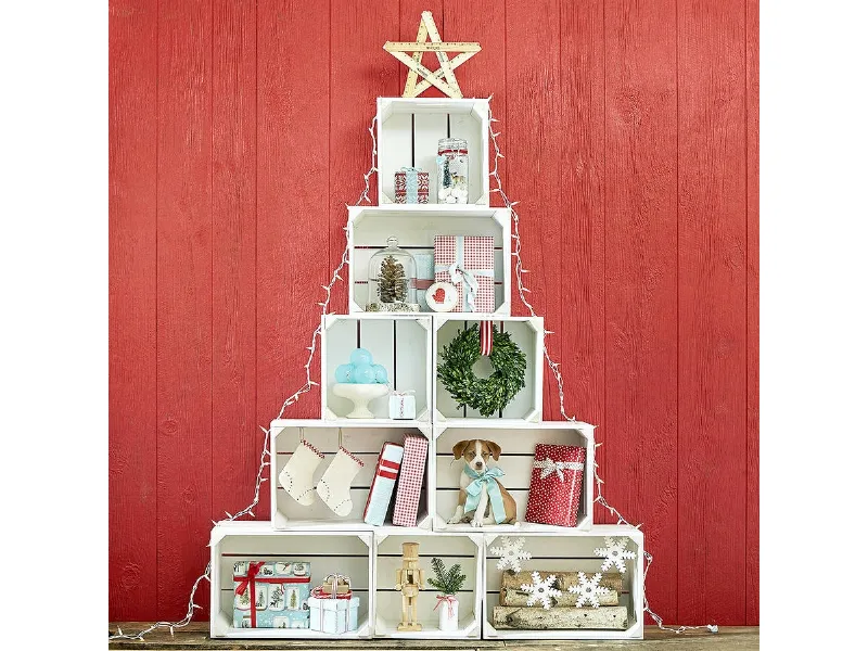 alberi natale strani
