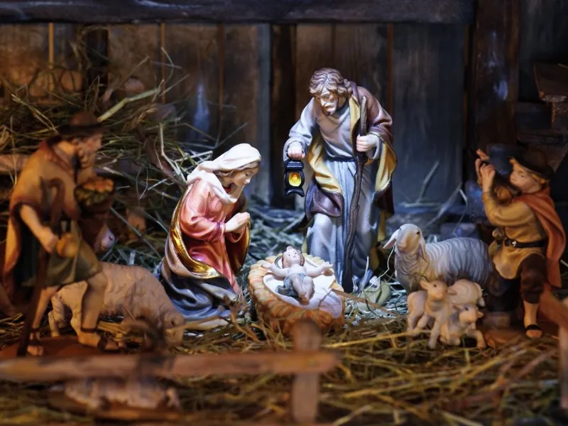 presepe in ceramica