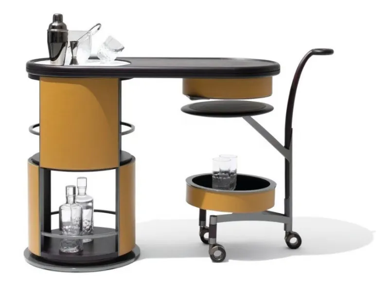 Mobile bar in noce Host di Giorgetti