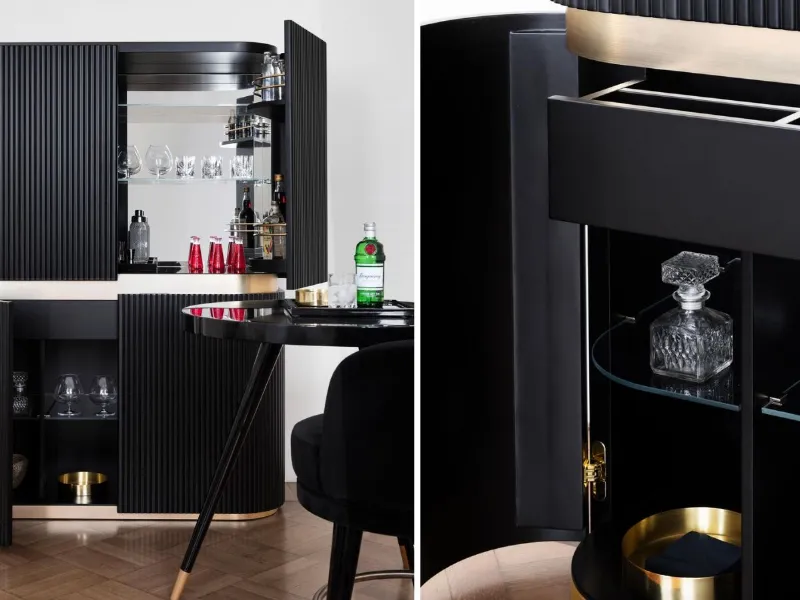 Tiffany di Dom Edizioni: un mobile bar protagonista