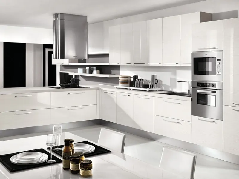 cucina moderna in polimerico
