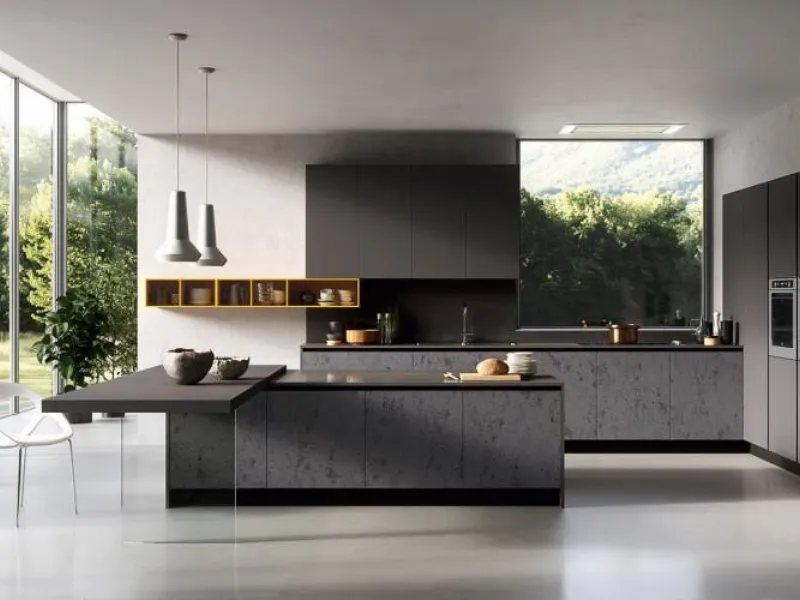 Cucine con ante in vetro