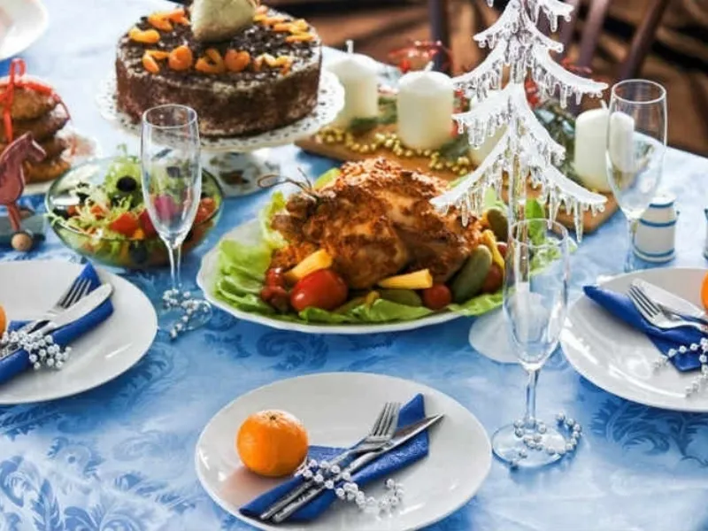 Apparecchiare la tavola per Natale