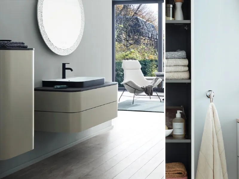 Mobile bagno a colonna moderno Happy D.2 Plus di Duravit