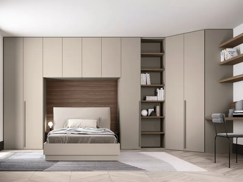 Armadio a ponte Design Contemporaneo ALTERNA SM2015 di Zalf