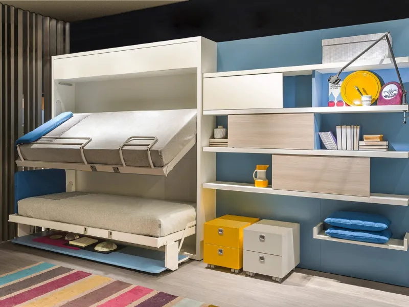 letto a castello a scomparsa kali duo