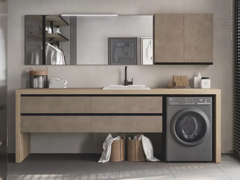 Arredo bagno e lavanderia Spazio Time di Ideagroup