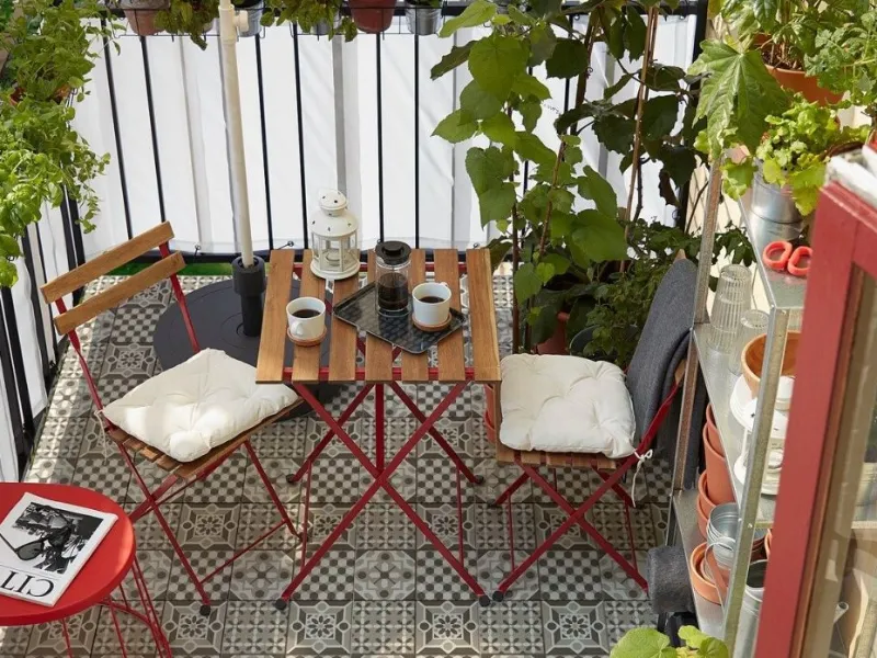 Proposte Ikea per arredare il balcone