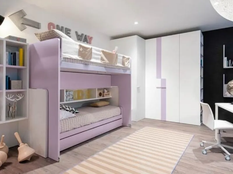 Camerette con letto a castello