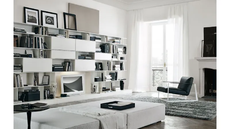 parete attrezzata moderna Skip Poliform