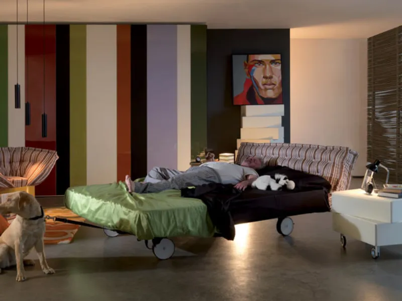 Letto stile ironico fumetto