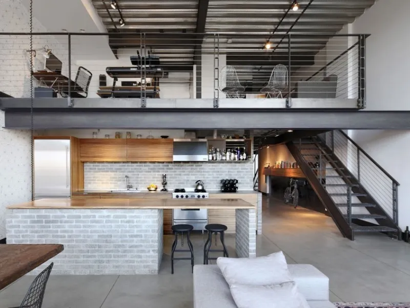 loft con soppalco