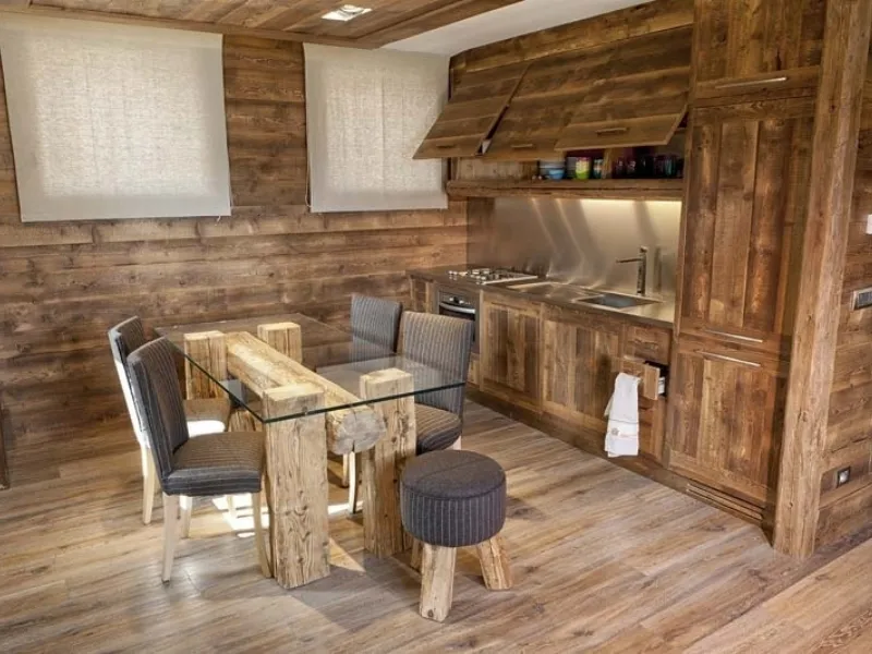 Cucina arredata in stile moderno