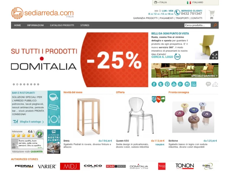 home page sediarreda.com