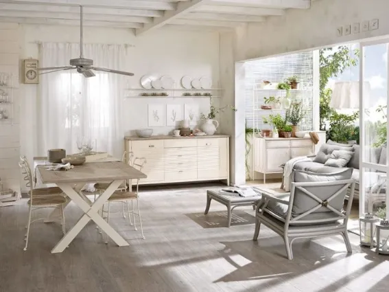 Arredamento shabby chic e moderno