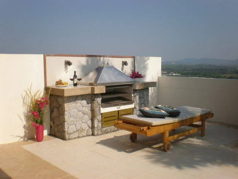 Barbecue su terrazzo