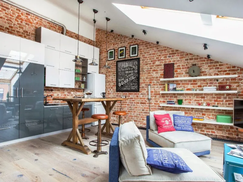 interno monolocale moderno