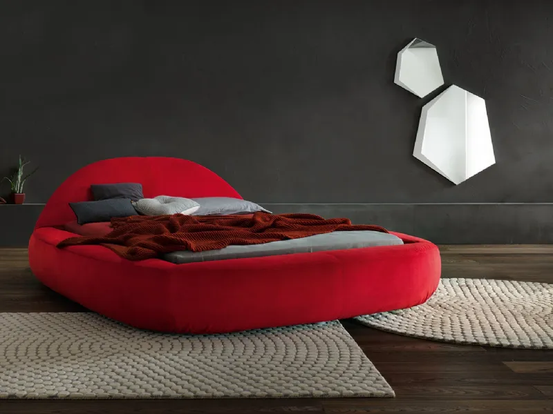 La zona notte in rosso