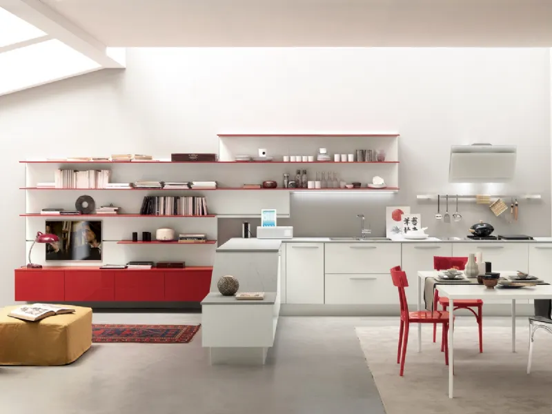 Arredo per cucina e soggiorno open space