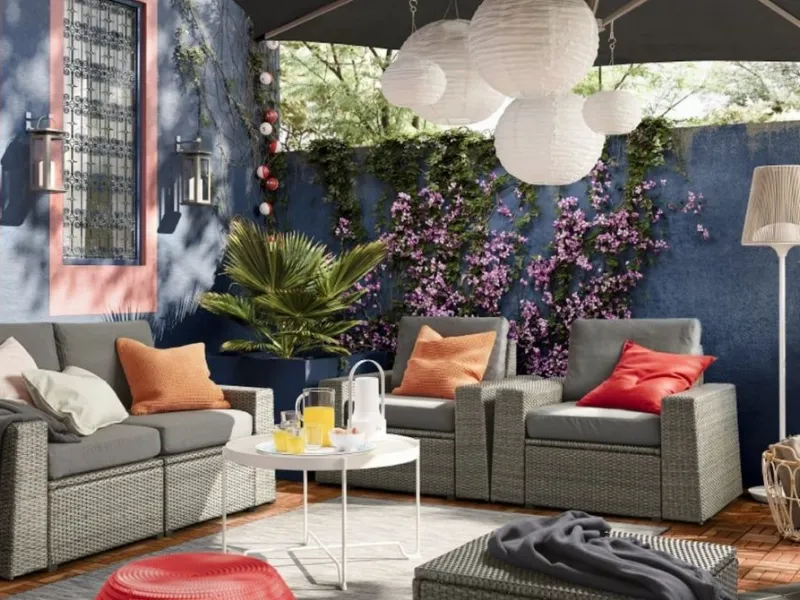 Il terrazzo diventa un'oasi di relax