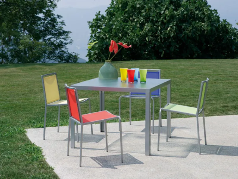 tavolo e sedie giardino roda