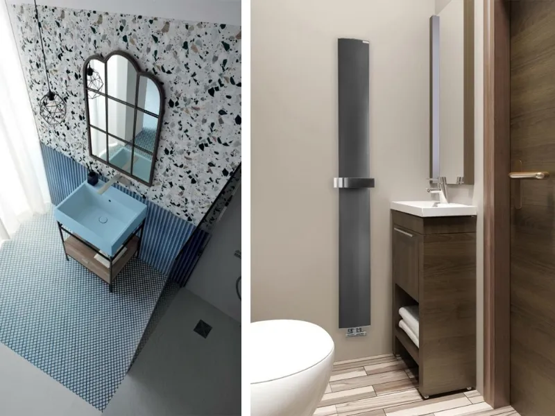 2 proposte per bagni piccoli di Duravit e Colavene