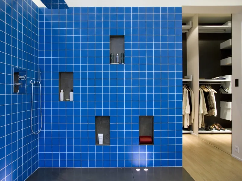 Arredo bagno in muratura moderno