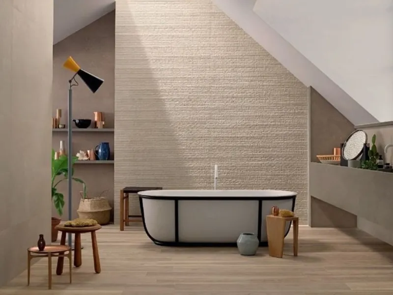 Quale altezza per i rivestimenti bagno moderno