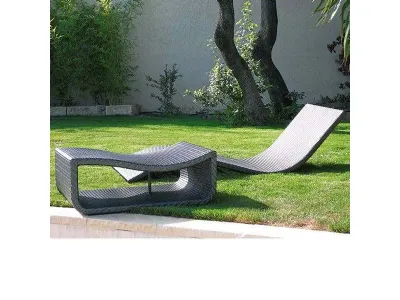 tavolino Duo sedia sdraio Wave