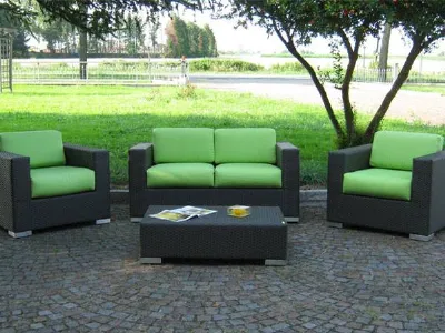 Arredo giardino rattan 