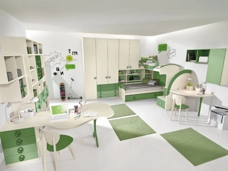 Zona studio nella cameretta