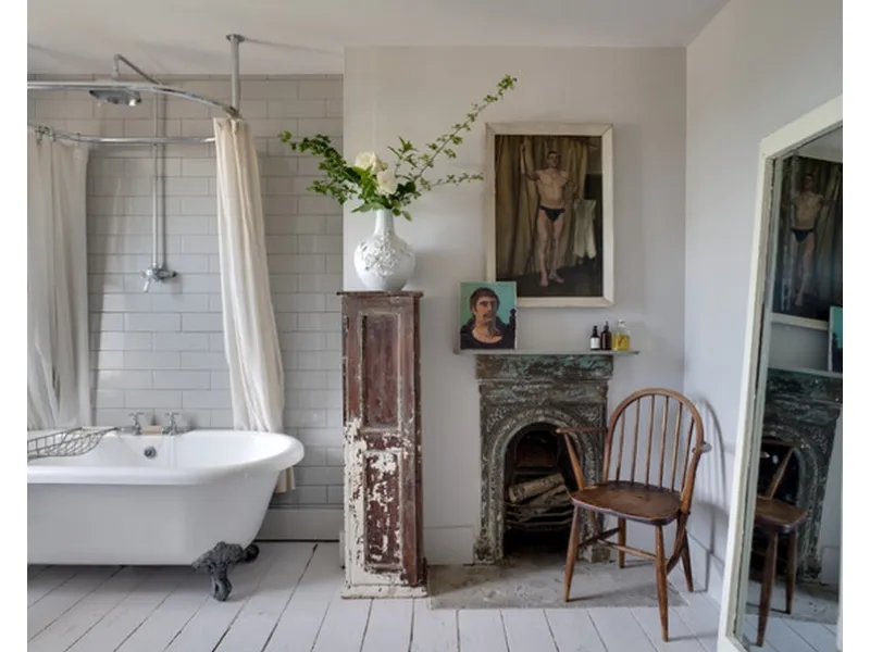 Arredare bagno shabby chic