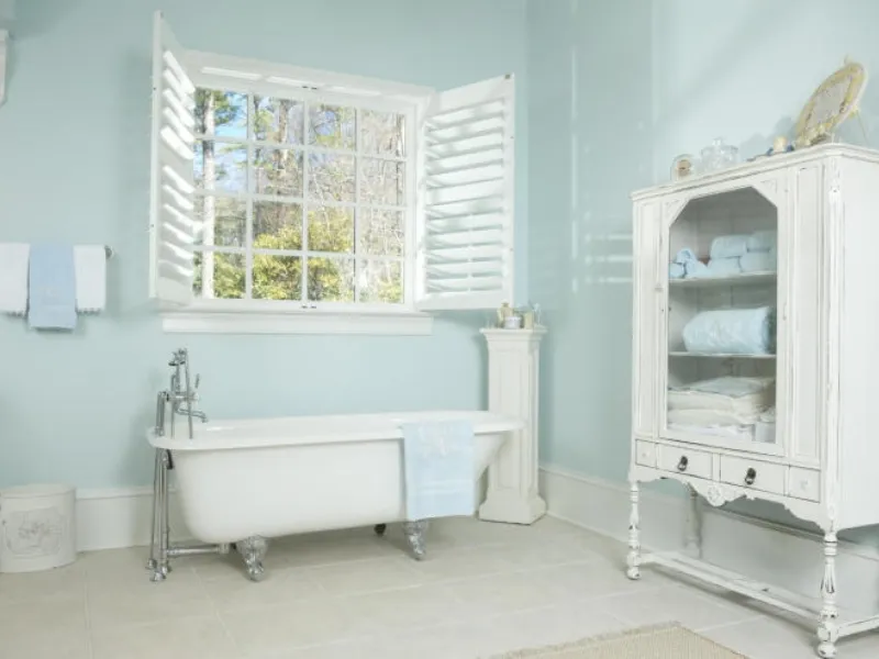 Bagno shabby chic arredamento