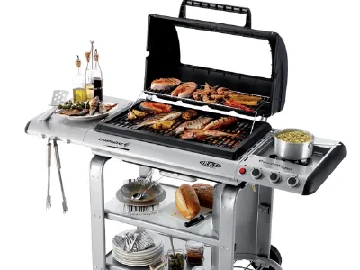 Grigliata di pesce sul barbecue