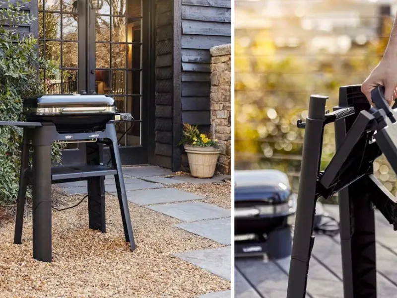 Barbecue elettrico Lumin con supporto di Weber