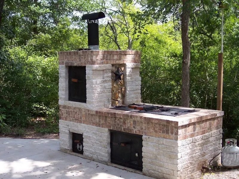 Barbecue in muratura