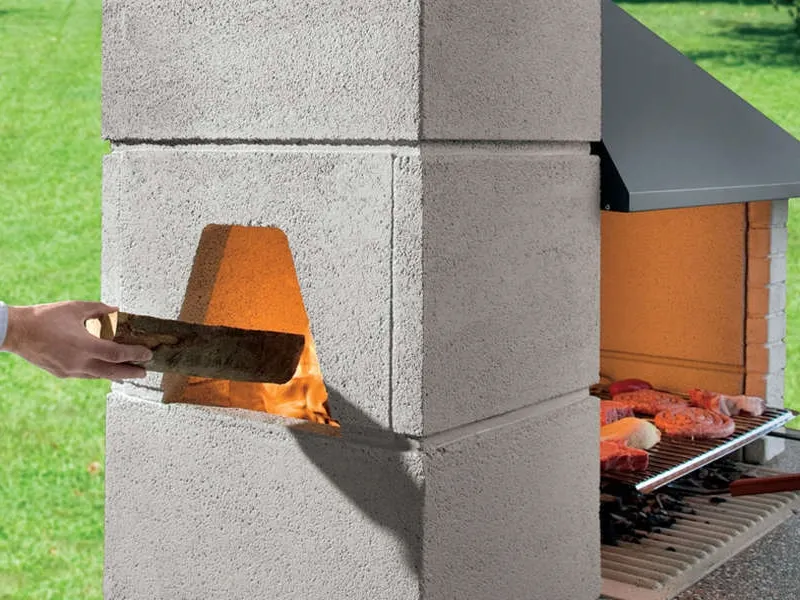 barbecue in muratura