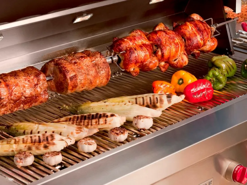 Barbecue a gas