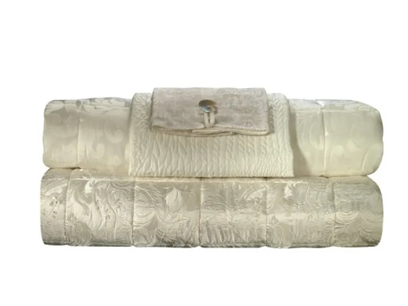 Completo letto in seta e lana