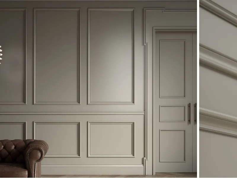 Atelier Casabella - Magnifica: boiserie in legno nei colori RAL o su campione