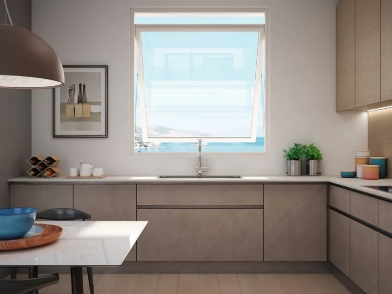 Finestra basculante in pvc Prolux Swing di Oknoplast