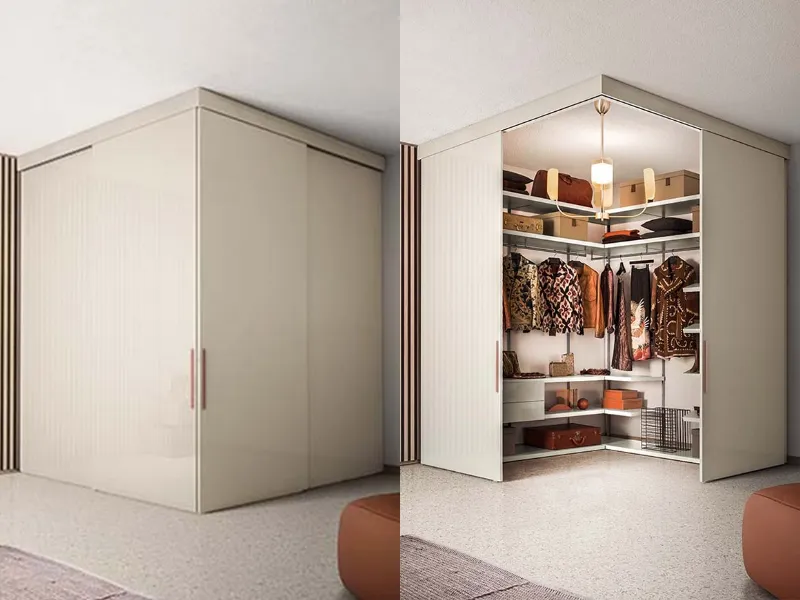 Vista è l'originale cabina angolare di Pianca